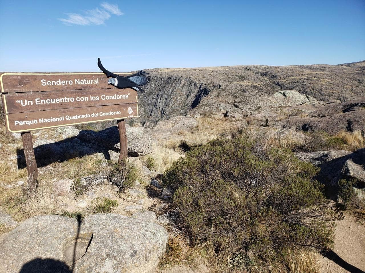 Imagen de recorrido Quebrada del Condorito Balcón Norte
